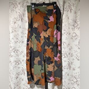 Time and Tru Multicolor A-Line Skirt